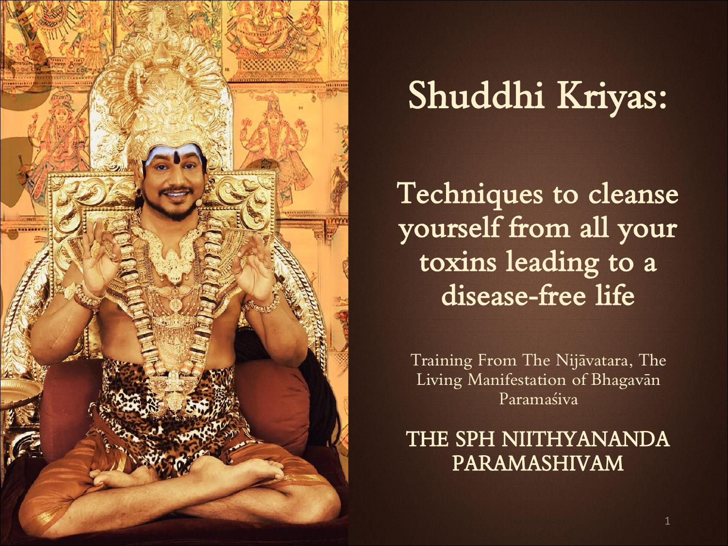 Shuddhi Kriyas